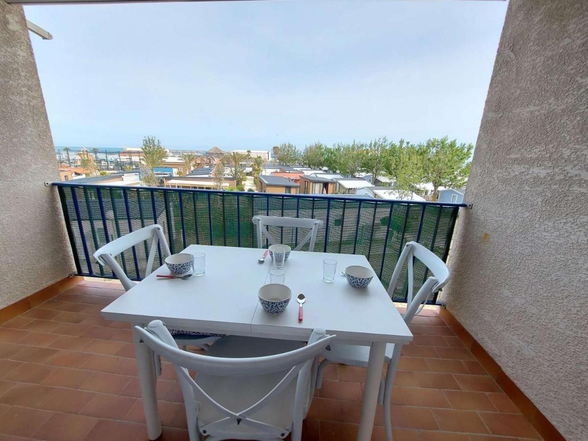 Studio Cabine Mezzanine, 6 Pers, Terrasse Sud, Pres Quai, Parking Prive - Fr-1-326-755 Marseillan  Exterior foto